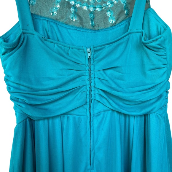 Ruby Rox Sleeveless Dress With Rhinestones Front Sz 13 - Picture 9 of 12